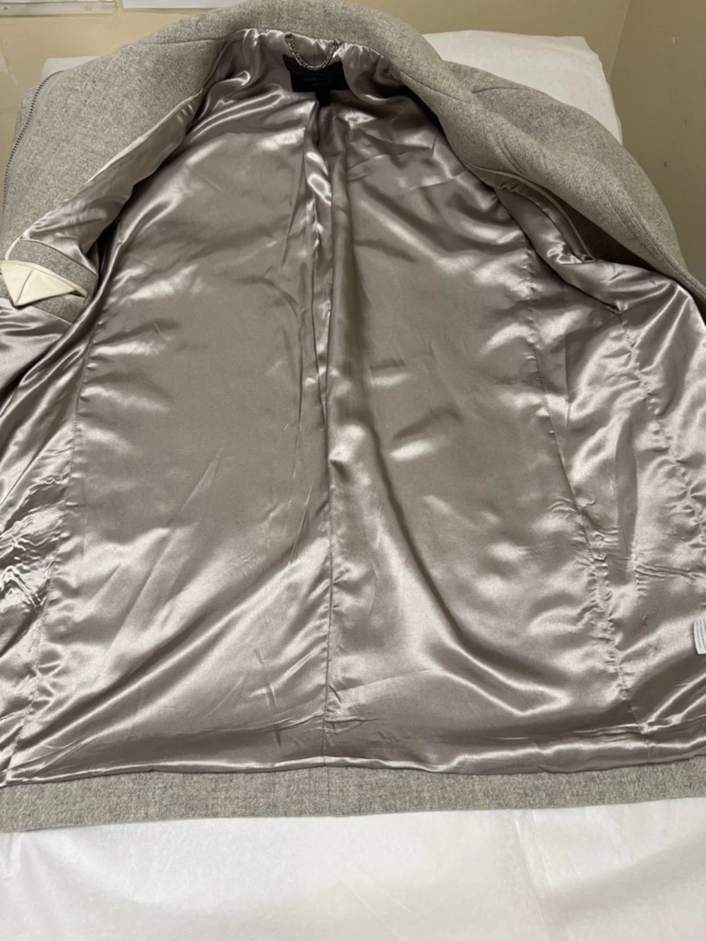 J.Crew Gray Cocoon Wool Coat in Italian Stadium-Cloth💥 - Picture 11 of 13
